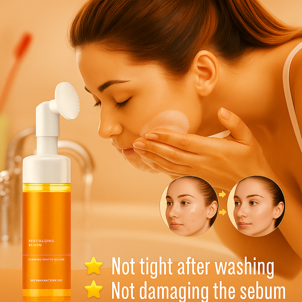Organic Turmeric Facial Foaming Cleanser Cleanser for All Skin Types