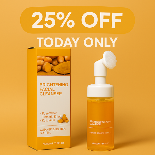 Organic Turmeric Facial Foaming Cleanser Cleanser for All Skin Types