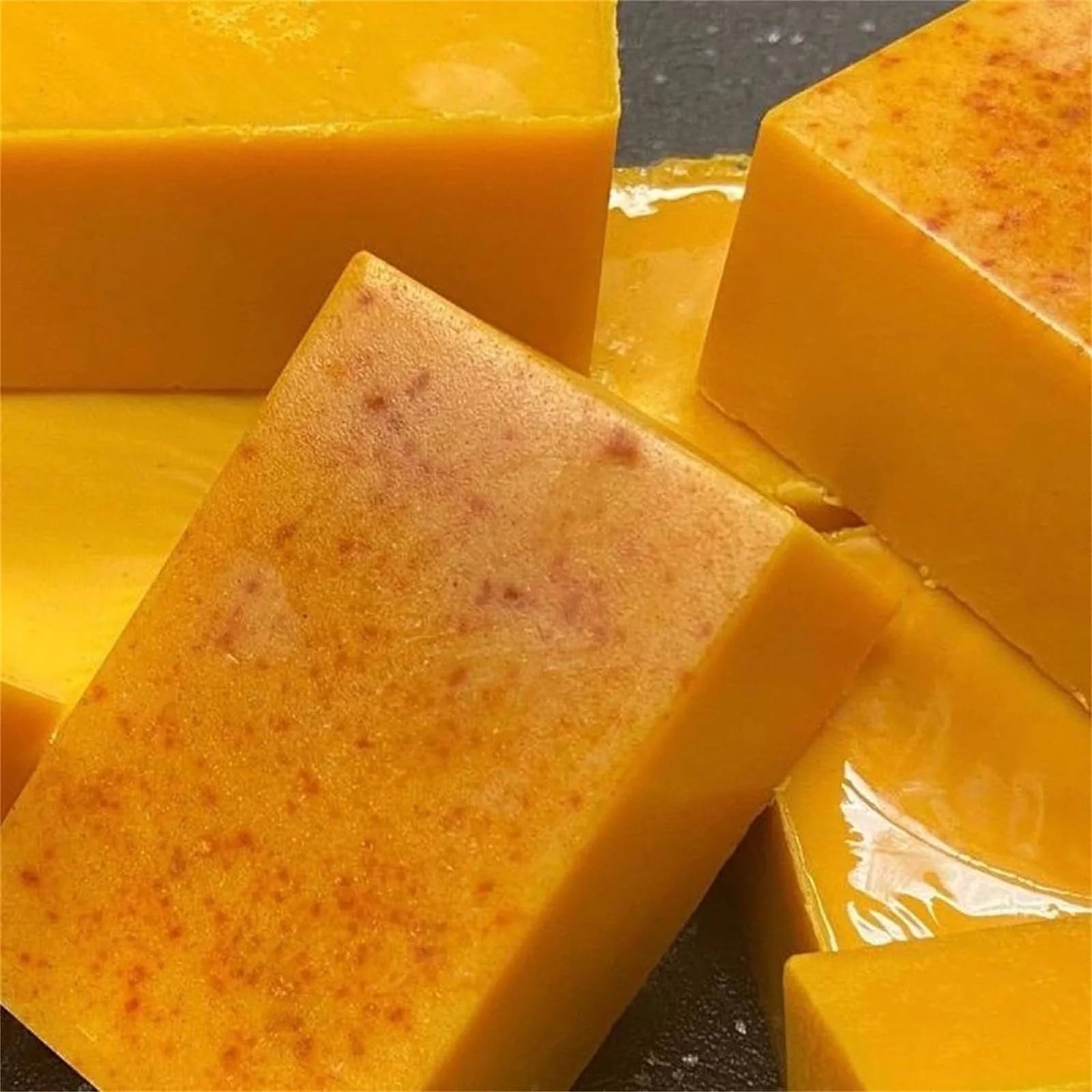 Gzwccvsn Turmeric Soap Bar, Organic Turmeric Soap for Dark Spots & Acne, for Hyperpigmentation, Smooth Skin, All Natural Turmeric Soap Bar, Deep Cleansing Turmeric Soap